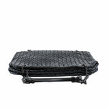thumbnail chain crossbody bag leather black - L'UXE LINK