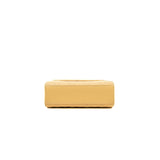 thumbnail Pearl Enamel Quilted Yellow Lambskin Leather Top Handle Flap Clutch With Chain Seri K540XXXX - L'UXE LINK