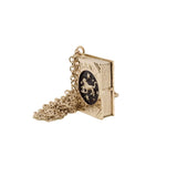 thumbnail Enamel Lion Book Locket Pendant Necklace GHW - L'UXE LINK
