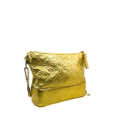 thumbnail Large Gabrielle In Metallic Gold Calfskin Hobo Bag Multi Hardware Seri 23 - L'UXE LINK