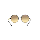 thumbnail round sunglasses in mental and calfskin