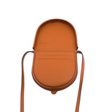 thumbnail Gate Dual Mini Bag in Soft Calf/Jacquard in Tan - L'UXE LINK