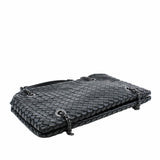 thumbnail chain crossbody bag leather black - L'UXE LINK