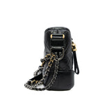 thumbnail Quilted Small Gabrielle Hobo Black Calfskin Mixed Hardware Seri 25 - L'UXE LINK