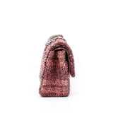 thumbnail Tweed Quilted Resin Pink 2.55 Reissue 225 Double Flap Bag PHW Seri 27 - L'UXE LINK
