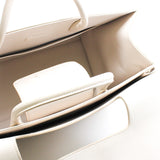 thumbnail Large Diorever In Beige Calfskin Handbag PHW With Strap - L'UXE LINK