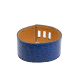 thumbnail kelly dog crocodile skin bracelet blue phw - L'UXE LINK