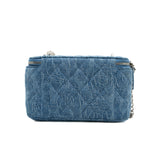 thumbnail Small Denim Vanity Bag Blue Seri KTPKXXXX - L'UXE LINK