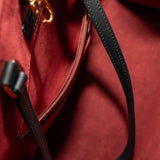 thumbnail Onthego MM in Black and Beige Microchip - L'UXE LINK