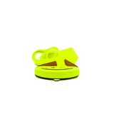 thumbnail Small Neon Yellow Calfskin Ibiza Smiley Cross Body Bag - L'UXE LINK