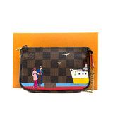 thumbnail Damier Ebene 2016 Christmas Animation Mini Pochette Accessories