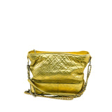 thumbnail Large Gabrielle In Metallic Gold Calfskin Hobo Bag Multi Hardware Seri 23 - L'UXE LINK
