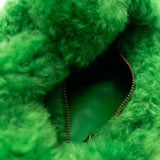 thumbnail mini jodie fur handbag in green ghw