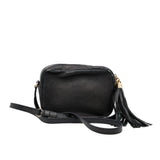thumbnail Soho Disco Small Black Calfskin Crossbody Bag - L'UXE LINK