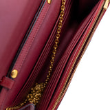 thumbnail Pocket Envelope Wallet on Chain Leather Large GHW - L'UXE LINK