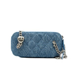 thumbnail Small Denim Vanity Bag Blue Seri KTPKXXXX - L'UXE LINK