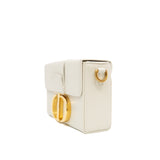 thumbnail small 30 Montaigne with strap in leather white ghw 2020