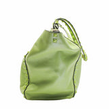 thumbnail tote medium bag with strap green ghw - L'UXE LINK