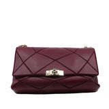 thumbnail Flap Bag MM Wine Red - L'UXE LINK