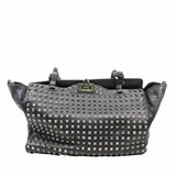 thumbnail Studded Rockstud Tote Black - L'UXE LINK