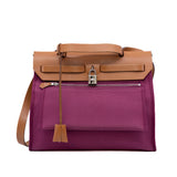 thumbnail herbag 31cm pink phw Q stamp - L'UXE LINK