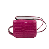 thumbnail Micro Constance L3 Rose Pourpre Crocodile PHW Stamp T