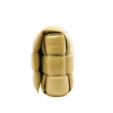 thumbnail PADDED CASSETTE bag medium leather yellow ghw - L'UXE LINK