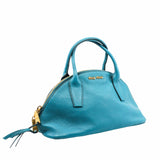 thumbnail bowling bag green blue ghw - L'UXE LINK