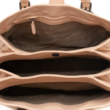 thumbnail Roma tote in leather pink - L'UXE LINK