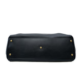 thumbnail Large Peekaboo Top Handle Bag Black GHW - L'UXE LINK