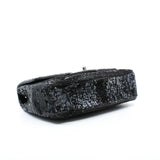 thumbnail Jumbo Black Sequin Lambskin Moonlight On Water Single Flap Bag Seri 15 - L'UXE LINK