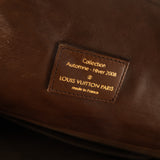 thumbnail logo tote with chain in leather brown ghw 2009 - L'UXE LINK