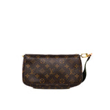 thumbnail Multi Pochette Accessoires Bag Monogram with Green Strap - L'UXE LINK