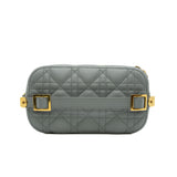 thumbnail Small DiorTravel Vanity Case in Grey Lambskin GHW