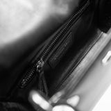 thumbnail Limited Mini Lady With Crystal And Stud In Lambskin Black PHW 2016 - L'UXE LINK