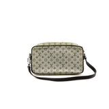 thumbnail denim pochette in monogram green phw