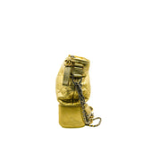 thumbnail Large Gabrielle In Metallic Gold Calfskin Hobo Bag Multi Hardware Seri 23 - L'UXE LINK