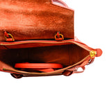 thumbnail small belt bag in red leather ghw