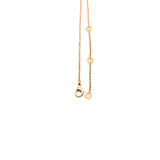 thumbnail b zero 1 beside diamond V necklace in 18k rg - L'UXE LINK