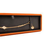 thumbnail Ex-Libris bracelet in rose gold with diamond #19V6xxxx