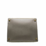 thumbnail Luggage Bag medium Crocodile Embossed Phantom grey ghw - L'UXE LINK