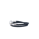 thumbnail Roulis Double Tour bracelet black - L'UXE LINK