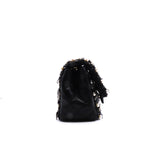thumbnail Mini Square Black Pearl And Chains Lambskin Quilted Flap Bag GHW Seri 30 - L'UXE LINK