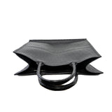 thumbnail large book tote in calfskin black