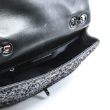 thumbnail Jumbo Black Sequin Lambskin Moonlight On Water Single Flap Bag Seri 15 - L'UXE LINK