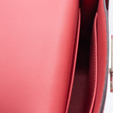 thumbnail Mini Verrou Goat Leather In U5 Rose Lipstick PHW A Stamp - L'UXE LINK