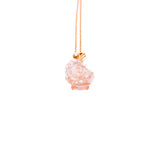 thumbnail Rose Dior Pré Catelan Rose Gold/Diamonds/Pink Quartz Necklace - L'UXE LINK