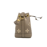 thumbnail Nano Noe in bicolor monogram empreinte ghw microchip - L'UXE LINK