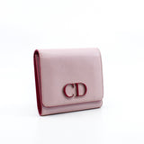 thumbnail Mania In Nude Pink/Pink Grained Calfskin Wallet PHW - L'UXE LINK