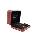 thumbnail classic model love bracelet with 4 diamonds in 18k yg size 18 #586xxx